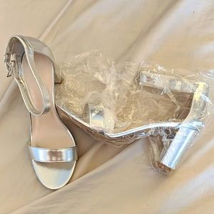 Silver heels